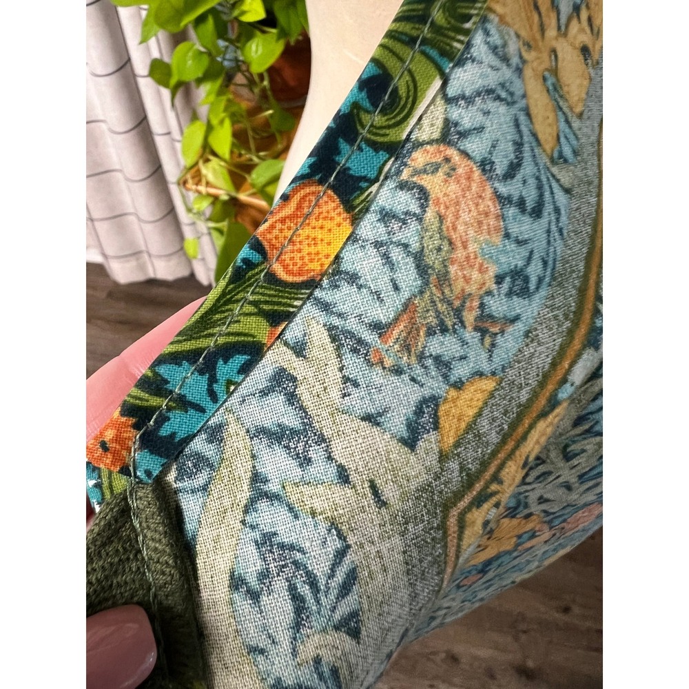 Harrods Knightsbridge William Morris Floral PVC Coated Cotton Apron England - Picture 9 of 10